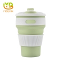 Travel Portable Folding Silicone Coffee Mug Drinking Cup 350ML