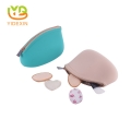 2018 latest fashion travel silicone makeup bag with lining