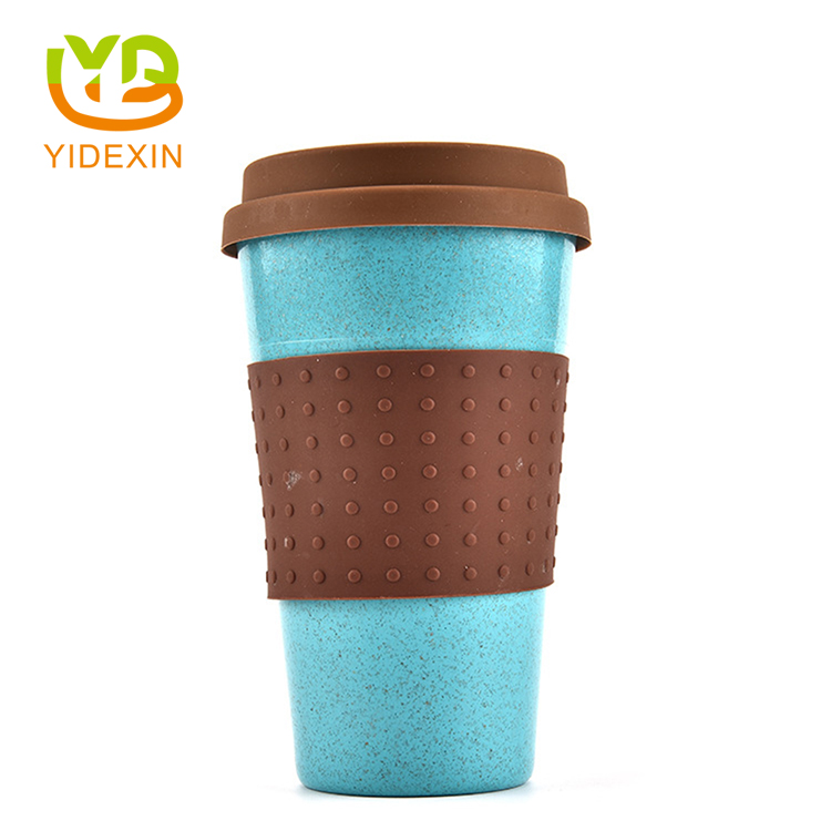 Bamboo Fiber Mugs with Lids