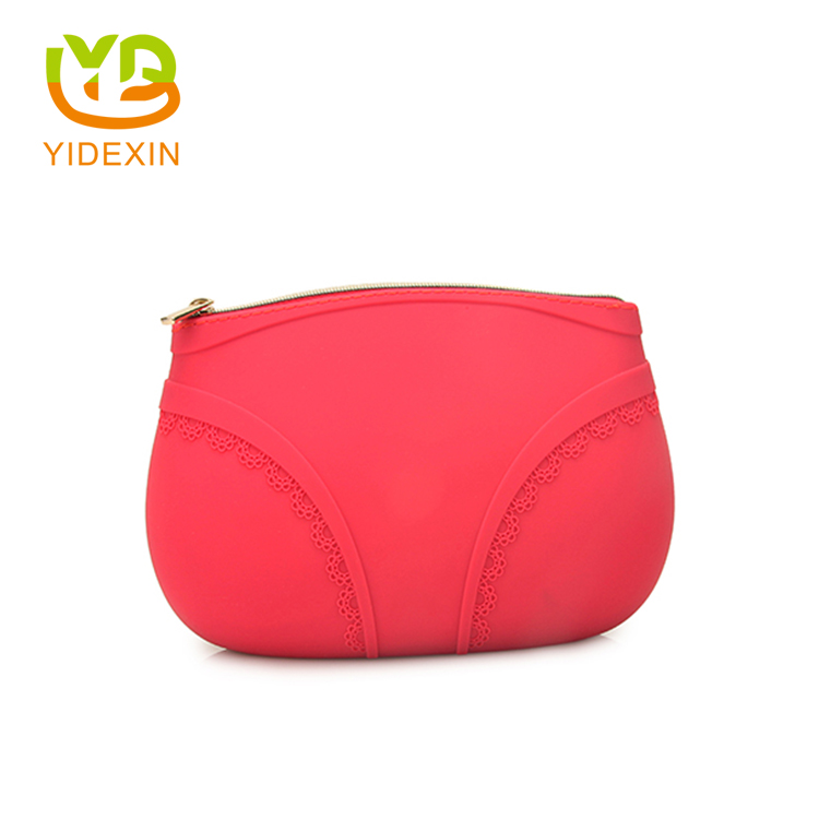 Waterproof silicone makeup bag