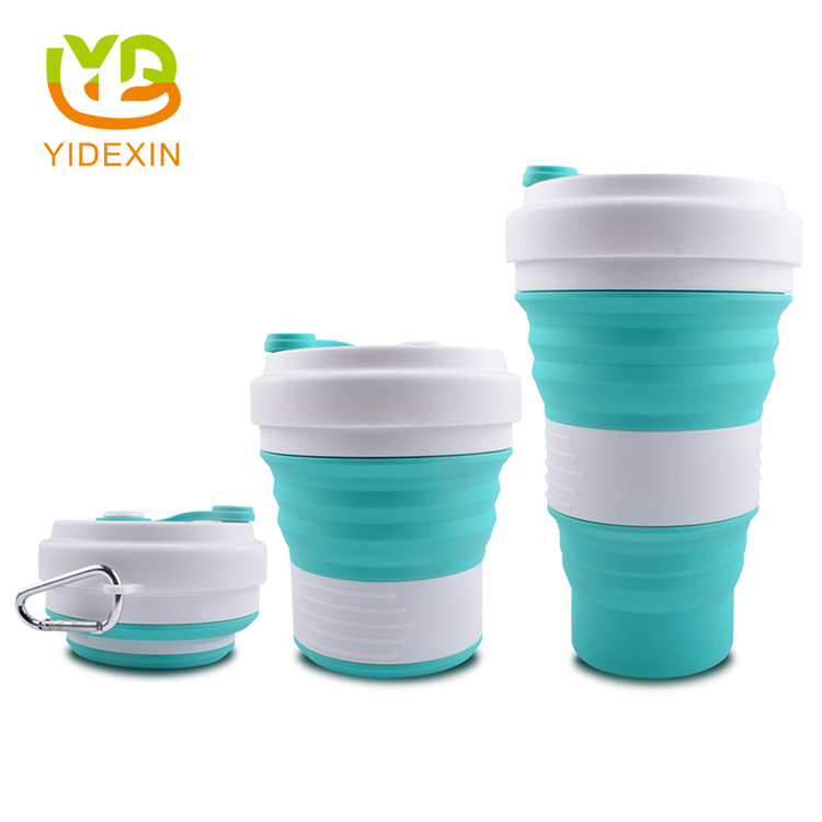 Silicone collapsible coffee cup