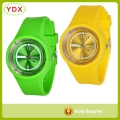Alibaba Express Wholesale Simple Style Silicone Womam Quartz Wristwatch