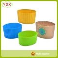 Multi Color Non Slip Silicone Coffee Cup Holder and Silicone Airtight Cup Cover