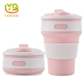 Travel Portable Folding Silicone Coffee Mug Drinking Cup 350ML