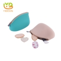 latest fashion travel silicone makeup bag with lining