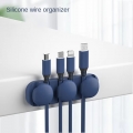 Factory customization Cable Organizer With 3 Holes - Charge Cable Winder Clips