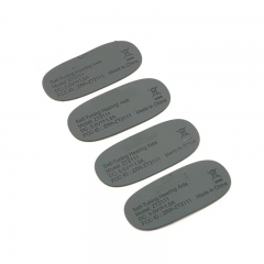 Custom black silicone shock pad