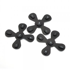 Silicone remote control button