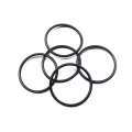 Black O-Shaped Rubber Seals - Custom Sizes Rubber O-Ring Manufacturer