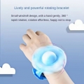 Glow-in-the-Dark Silicone Spinning Pop Bracelet
