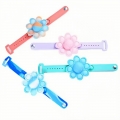 Glow-in-the-Dark Silicone Spinning Pop Bracelet
