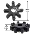 I30 Santa Fe Steering Flexible Column Moulded Rubber Flex Coupling