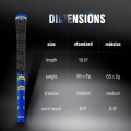 Classic Midsize Golf Grips OEM Non-Slip Cotton Rubber Golf Club Grip Custom Logo Golf Driver Woods Iron Grip