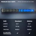 High Quality Colorful Custom Logo Size Rubber Material Fairway Wood Iron Golf Grips