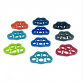 Silicone Non-slip Adjustable Five-finger Hand Strength Trainer Finger Rehabilitation Strengthening Grip Trainer