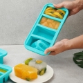 BPA Free Meal Prep Container Silicone Freezer Tray Ice Maker Silicone Soup Freezer Molds Freezing Storage Containers