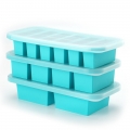 BPA Free Meal Prep Container Silicone Freezer Tray Ice Maker Silicone Soup Freezer Molds Freezing Storage Containers