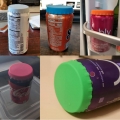 Reusable Food-grade Silicone Beverage Can Covers for Leak-proof Standard Silicone Can Caps Topper Silicone Soda Can Sealing Lid