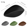 Customization High Temperature Resistant Food Grade Silicone Coffee Bean Weighing Plate 35-40g Capacity Tea Spoon Tea