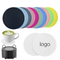 Custom Silicone Rubber Bar Cup Coasters Durable Heat Resistant Drink Cup Mat Kitchen Drinks Insulation Mat