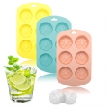 6-cavity Lemon Shape Food Grade Silicone Ice Mold Easy to Release Silicone Ice Tray Multi-use Mold for Making Ice Soap Jelly