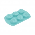 6-cavity Lemon Shape Food Grade Silicone Ice Mold Easy to Release Silicone Ice Tray Multi-use Mold for Making Ice Soap Jelly