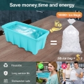 Extra Large Ice Maker for Cold Plunge or Coolers Reusable Silicone Molds Cold Plunge Ice Block Mold for Ice Bath