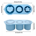 Best-selling Household Rubber Silicone Ice Tray Beverage Ice Cube Mold Easy to Release Ice Cup Box With Lid